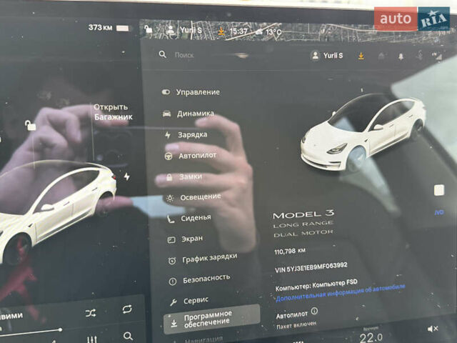 Черный Тесла Модель 3, объемом двигателя 0 л и пробегом 110 тыс. км за 21400 $, фото 20 на Automoto.ua