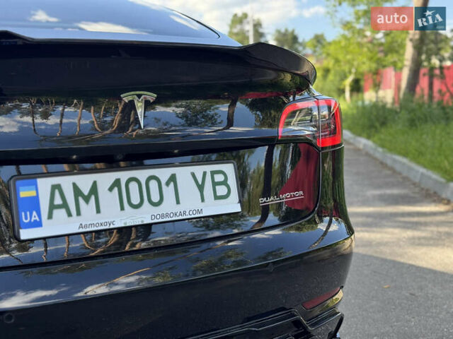 Черный Тесла Модель 3, объемом двигателя 0 л и пробегом 69 тыс. км за 24900 $, фото 5 на Automoto.ua