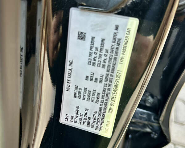 Чорний Тесла Модель 3, об'ємом двигуна 0 л та пробігом 90 тис. км за 18000 $, фото 14 на Automoto.ua