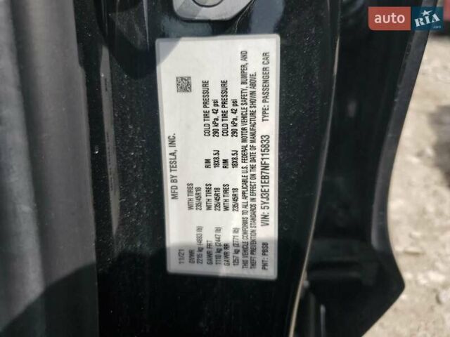 Черный Тесла Модель 3, объемом двигателя 0 л и пробегом 79 тыс. км за 17500 $, фото 2 на Automoto.ua