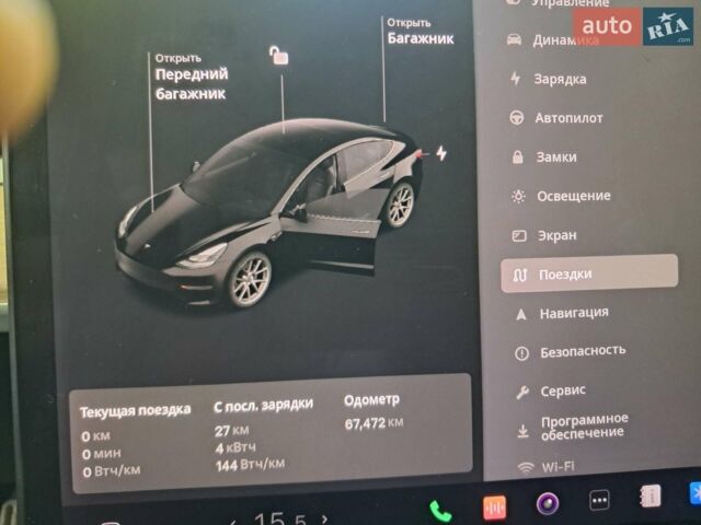 Чорний Тесла Модель 3, об'ємом двигуна 0 л та пробігом 67 тис. км за 22500 $, фото 16 на Automoto.ua