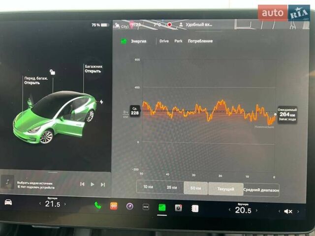 Тесла Модель 3 2021 у Києві на Automoto.ua Чорний Тесла Модель 3, об'ємом двигуна 0 л та пробігом 40 тис. км за 22990 $, фото 57 на Automoto.ua