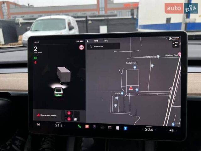 Тесла Модель 3 2021 у Києві на Automoto.ua Чорний Тесла Модель 3, об'ємом двигуна 0 л та пробігом 40 тис. км за 22990 $, фото 55 на Automoto.ua