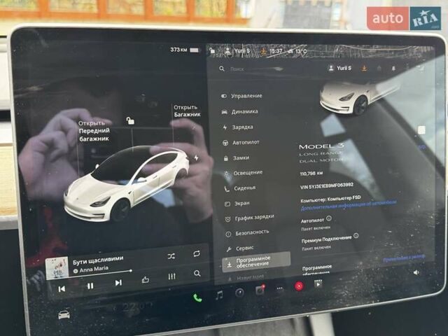 Черный Тесла Модель 3, объемом двигателя 0 л и пробегом 110 тыс. км за 18500 $, фото 12 на Automoto.ua