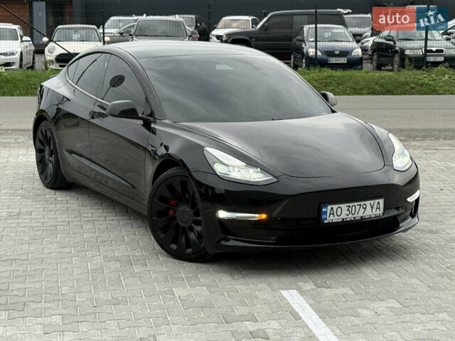 Черный Тесла Модель 3, объемом двигателя 0 л и пробегом 122 тыс. км за 20000 $, фото 3 на Automoto.ua