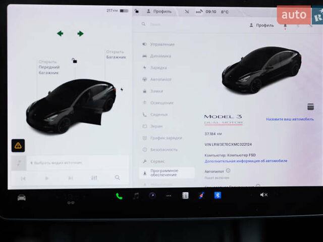 Чорний Тесла Модель 3, об'ємом двигуна 0 л та пробігом 37 тис. км за 24499 $, фото 5 на Automoto.ua
