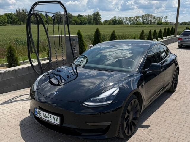 Черный Тесла Модель 3, объемом двигателя 0 л и пробегом 94 тыс. км за 23000 $, фото 1 на Automoto.ua