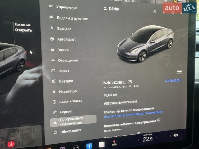 Черный Тесла Модель 3, объемом двигателя 0 л и пробегом 55 тыс. км за 16999 $, фото 7 на Automoto.ua