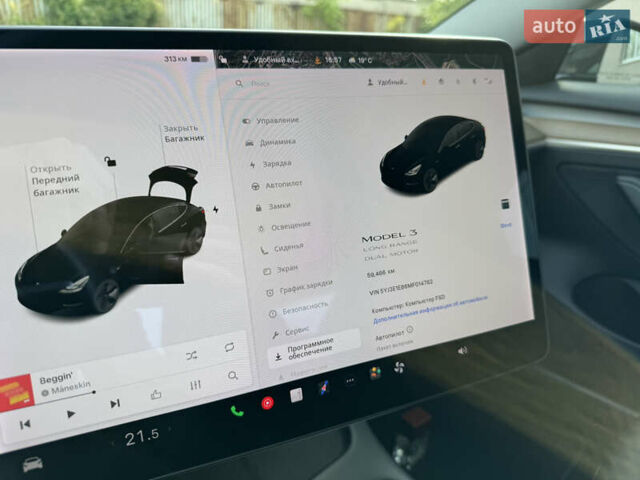 Тесла Модель 3 2021 у Львові на Automoto.ua Чорний Тесла Модель 3, об'ємом двигуна 0 л та пробігом 60 тис. км за 19000 $, фото 24 на Automoto.ua