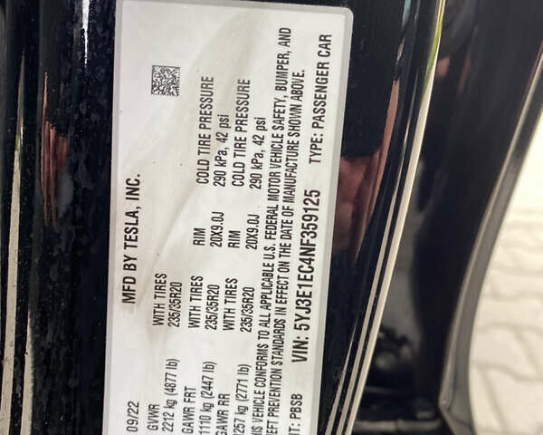 Чорний Тесла Модель 3, об'ємом двигуна 0 л та пробігом 31 тис. км за 25100 $, фото 22 на Automoto.ua