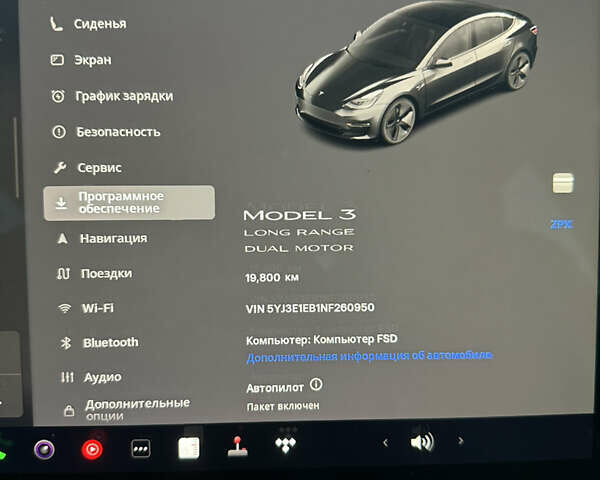 Черный Тесла Модель 3, объемом двигателя 0 л и пробегом 20 тыс. км за 25000 $, фото 5 на Automoto.ua