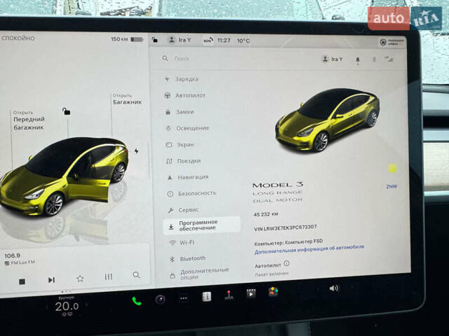 Чорний Тесла Модель 3, об'ємом двигуна 0 л та пробігом 45 тис. км за 25000 $, фото 21 на Automoto.ua