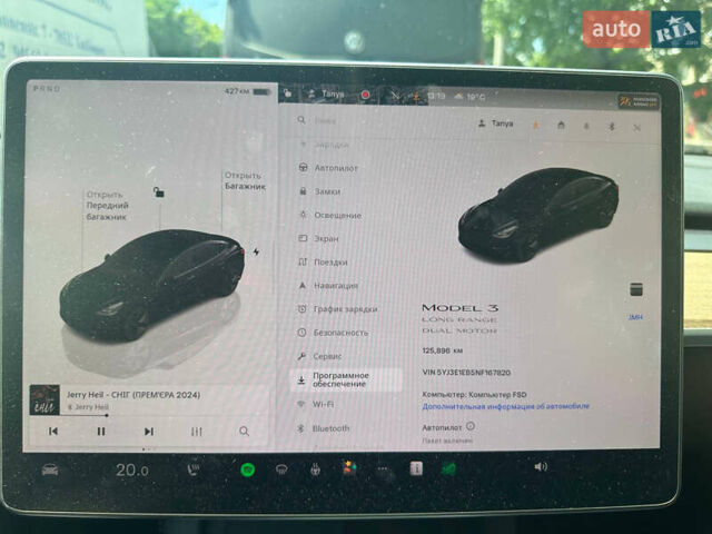 Черный Тесла Модель 3, объемом двигателя 0 л и пробегом 125 тыс. км за 22500 $, фото 15 на Automoto.ua