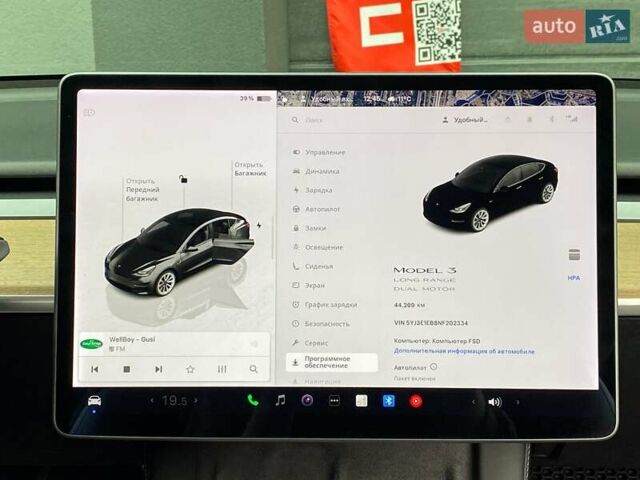 Тесла Модель 3 2022 у Києві на Automoto.ua Чорний Тесла Модель 3, об'ємом двигуна 0 л та пробігом 44 тис. км за 25500 $, фото 21 на Automoto.ua