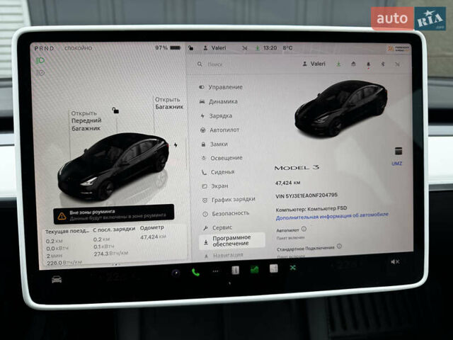 Чорний Тесла Модель 3, об'ємом двигуна 0 л та пробігом 47 тис. км за 22300 $, фото 21 на Automoto.ua
