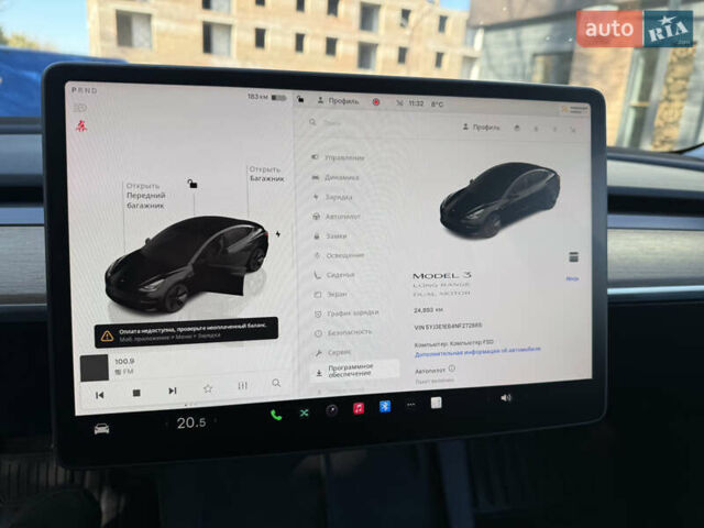 Тесла Модель 3 2022 в Луцке на Automoto.ua Черный Тесла Модель 3, объемом двигателя 0 л и пробегом 25 тыс. км за 23500 $, фото 10 на Automoto.ua