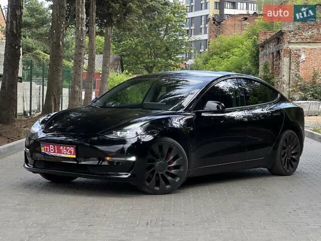Тесла Модель 3 2022 у Львові на Automoto.ua Чорний Тесла Модель 3, об'ємом двигуна 0 л та пробігом 75 тис. км за 27500 $, фото 1 на Automoto.ua