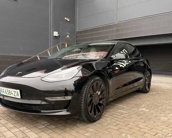 Черный Тесла Модель 3, объемом двигателя 0 л и пробегом 38 тыс. км за 33000 $, фото 1 на Automoto.ua
