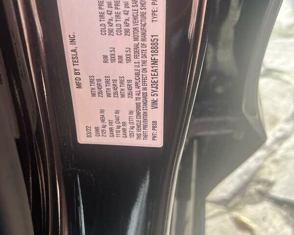 Тесла Модель 3 2022 в Ужгороде на Automoto.ua Черный Тесла Модель 3, объемом двигателя 0 л и пробегом 230 тыс. км за 15999 $, фото 11 на Automoto.ua