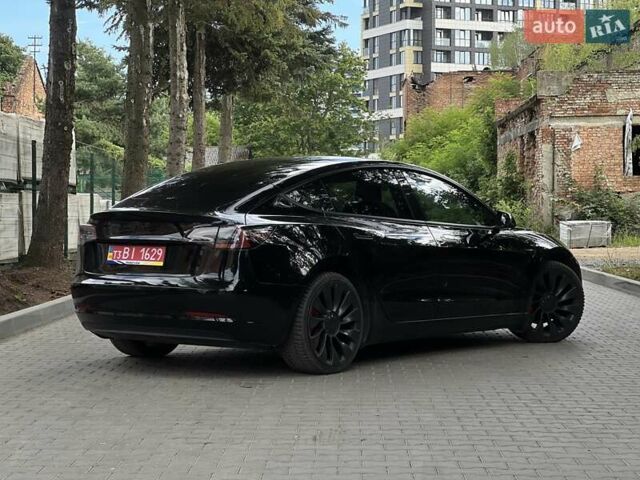 Тесла Модель 3 2022 у Львові на Automoto.ua Чорний Тесла Модель 3, об'ємом двигуна 0 л та пробігом 75 тис. км за 27500 $, фото 6 на Automoto.ua