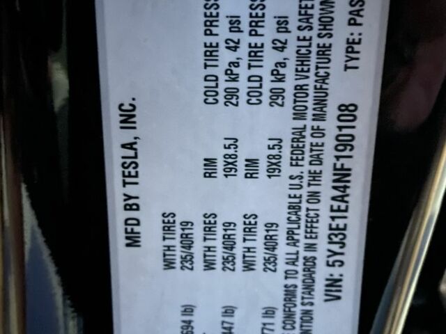 Черный Тесла Модель 3, объемом двигателя 0 л и пробегом 119 тыс. км за 16000 $, фото 6 на Automoto.ua