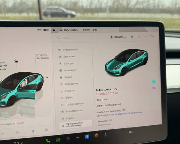Черный Тесла Модель 3, объемом двигателя 0 л и пробегом 38 тыс. км за 33000 $, фото 13 на Automoto.ua