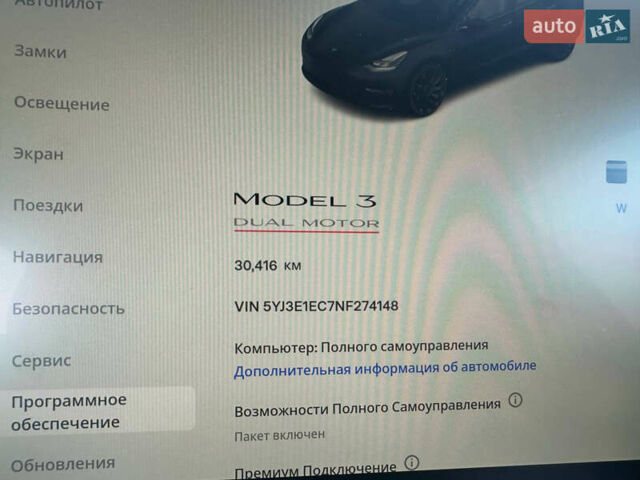 Черный Тесла Модель 3, объемом двигателя 0 л и пробегом 30 тыс. км за 23900 $, фото 20 на Automoto.ua