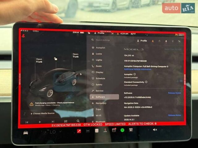 Черный Тесла Модель 3, объемом двигателя 0 л и пробегом 216 тыс. км за 13900 $, фото 6 на Automoto.ua