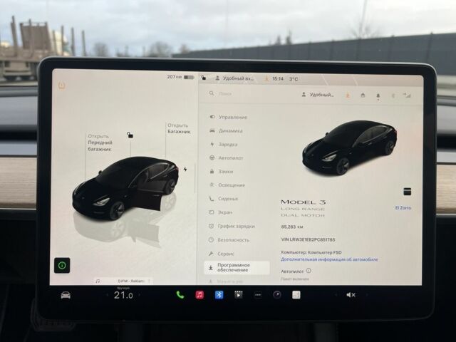 Черный Тесла Модель 3, объемом двигателя 0 л и пробегом 85 тыс. км за 19999 $, фото 7 на Automoto.ua