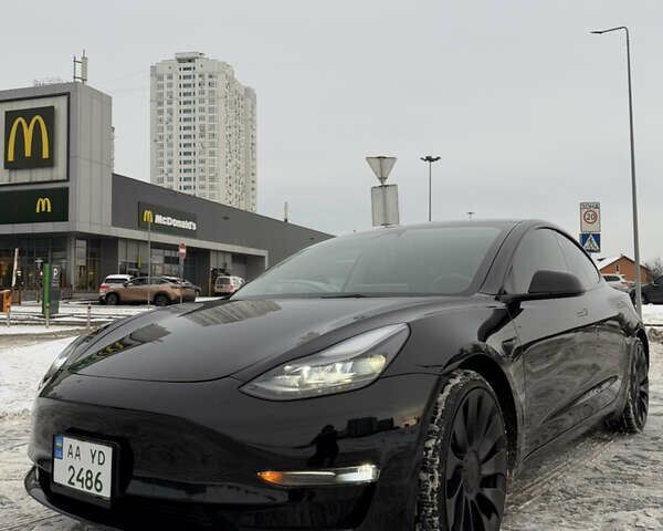Черный Тесла Модель 3, объемом двигателя 0 л и пробегом 48 тыс. км за 26500 $, фото 2 на Automoto.ua
