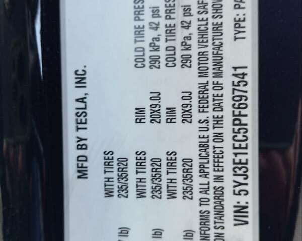 Чорний Тесла Модель 3, об'ємом двигуна 0 л та пробігом 27 тис. км за 25000 $, фото 11 на Automoto.ua