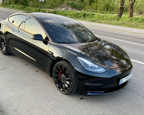 Черный Тесла Модель 3, объемом двигателя 0 л и пробегом 25 тыс. км за 28500 $, фото 1 на Automoto.ua