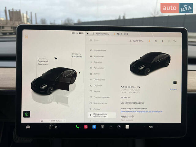 Черный Тесла Модель 3, объемом двигателя 0 л и пробегом 85 тыс. км за 19999 $, фото 23 на Automoto.ua