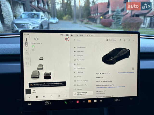 Чорний Тесла Модель 3, об'ємом двигуна 0 л та пробігом 22 тис. км за 29900 $, фото 38 на Automoto.ua