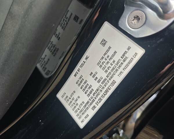 Тесла Модель 3 2024 в Киеве на Automoto.ua Черный Тесла Модель 3, объемом двигателя 0 л и пробегом 14 тыс. км за 35000 $, фото 20 на Automoto.ua