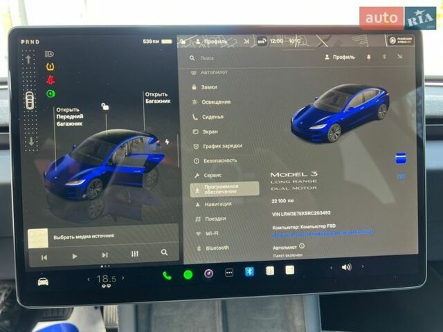 Чорний Тесла Модель 3, об'ємом двигуна 0 л та пробігом 22 тис. км за 30900 $, фото 30 на Automoto.ua