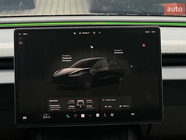 Тесла Модель 3 2024 у Івано-Франківську на Automoto.ua Чорний Тесла Модель 3, об'ємом двигуна 0 л та пробігом 17 тис. км за 30400 $, фото 16 на Automoto.ua