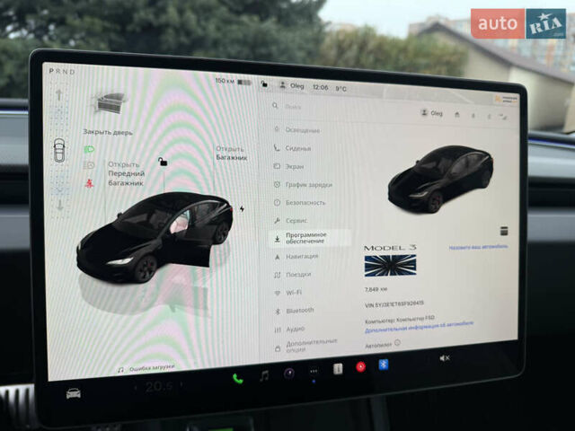 Чорний Тесла Модель 3, об'ємом двигуна 0 л та пробігом 7 тис. км за 45900 $, фото 49 на Automoto.ua