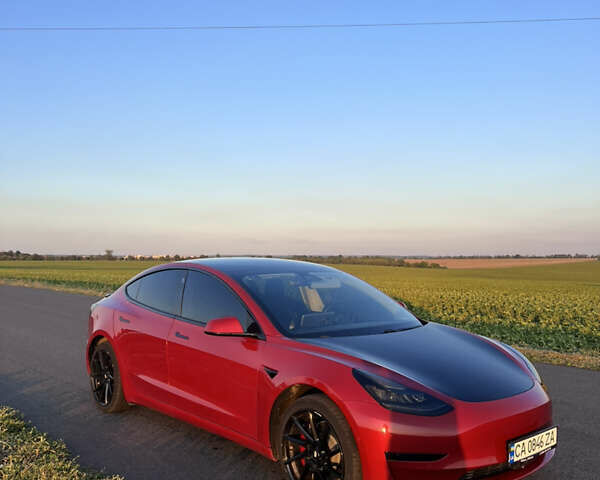 Красный Тесла Модель 3, объемом двигателя 0 л и пробегом 100 тыс. км за 17200 $, фото 6 на Automoto.ua