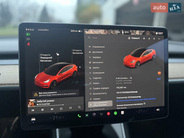 Красный Тесла Модель 3, объемом двигателя 0 л и пробегом 178 тыс. км за 16499 $, фото 14 на Automoto.ua