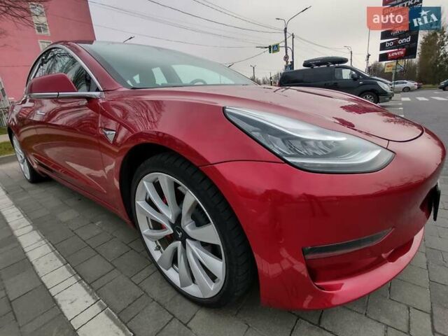 Красный Тесла Модель 3, объемом двигателя 0 л и пробегом 105 тыс. км за 19500 $, фото 16 на Automoto.ua