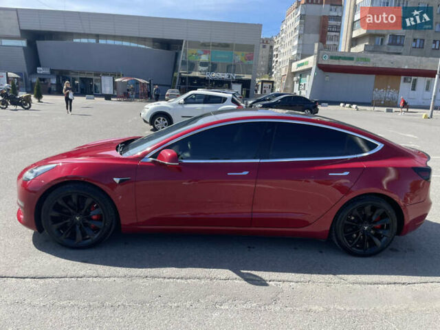 Красный Тесла Модель 3, объемом двигателя 0 л и пробегом 84 тыс. км за 17500 $, фото 5 на Automoto.ua