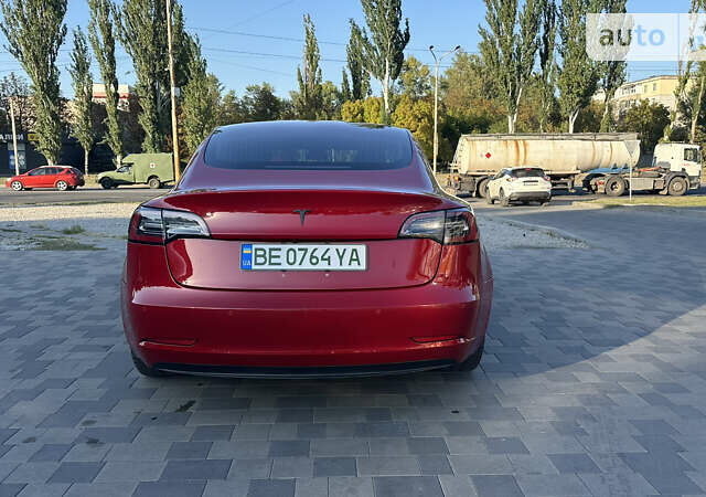 Красный Тесла Модель 3, объемом двигателя 0 л и пробегом 150 тыс. км за 19000 $, фото 1 на Automoto.ua