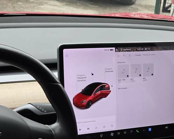 Красный Тесла Модель 3, объемом двигателя 0 л и пробегом 69 тыс. км за 18300 $, фото 7 на Automoto.ua