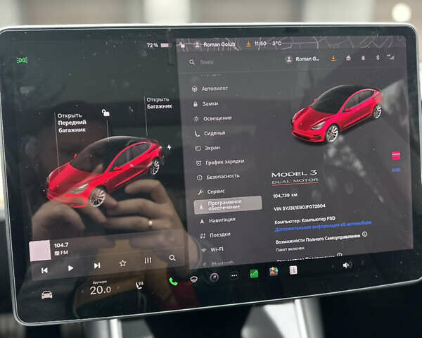 Красный Тесла Модель 3, объемом двигателя 0 л и пробегом 105 тыс. км за 18999 $, фото 20 на Automoto.ua