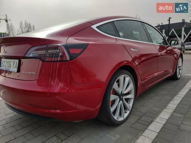 Красный Тесла Модель 3, объемом двигателя 0 л и пробегом 105 тыс. км за 19500 $, фото 8 на Automoto.ua