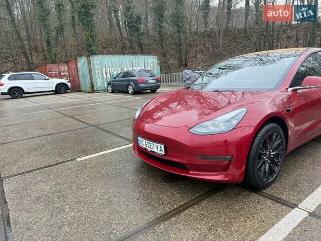 Червоний Тесла Модель 3, об'ємом двигуна 0 л та пробігом 80 тис. км за 17722 $, фото 2 на Automoto.ua