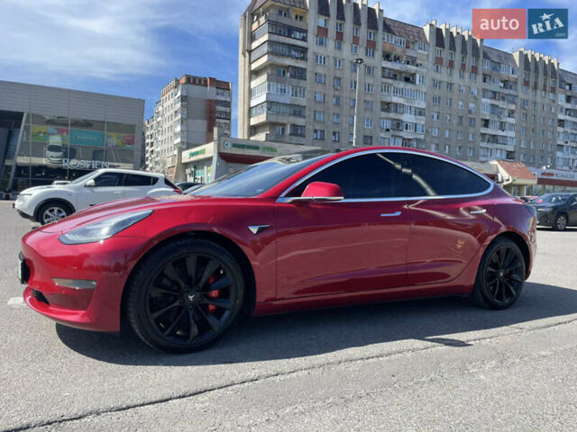 Красный Тесла Модель 3, объемом двигателя 0 л и пробегом 84 тыс. км за 17500 $, фото 27 на Automoto.ua