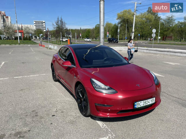 Красный Тесла Модель 3, объемом двигателя 0 л и пробегом 84 тыс. км за 17500 $, фото 8 на Automoto.ua