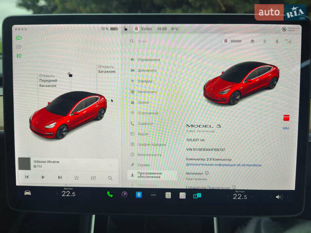 Червоний Тесла Модель 3, об'ємом двигуна 0 л та пробігом 123 тис. км за 16700 $, фото 40 на Automoto.ua